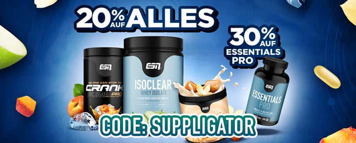 20% off everything at ESN + 30% off Essentials Pro