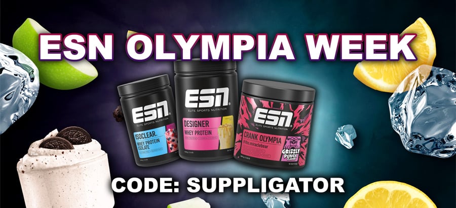 ESN Olympia Week: up to 30% off with the ESN code SUPPLIGATOR