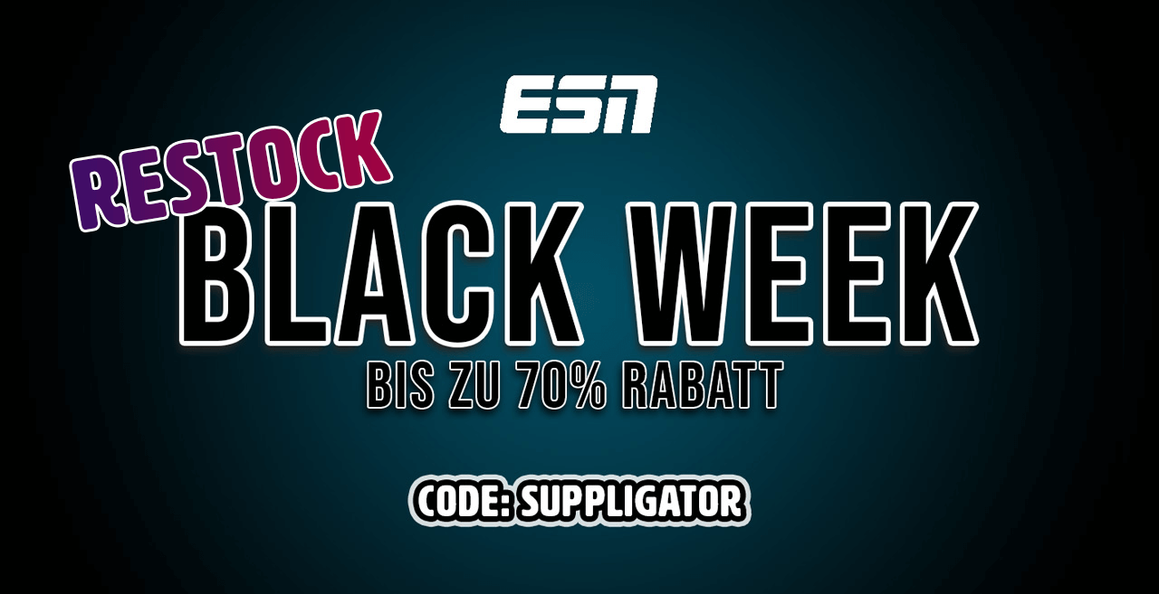 ESN Black Week Restock with the launch of the new Designer Whey