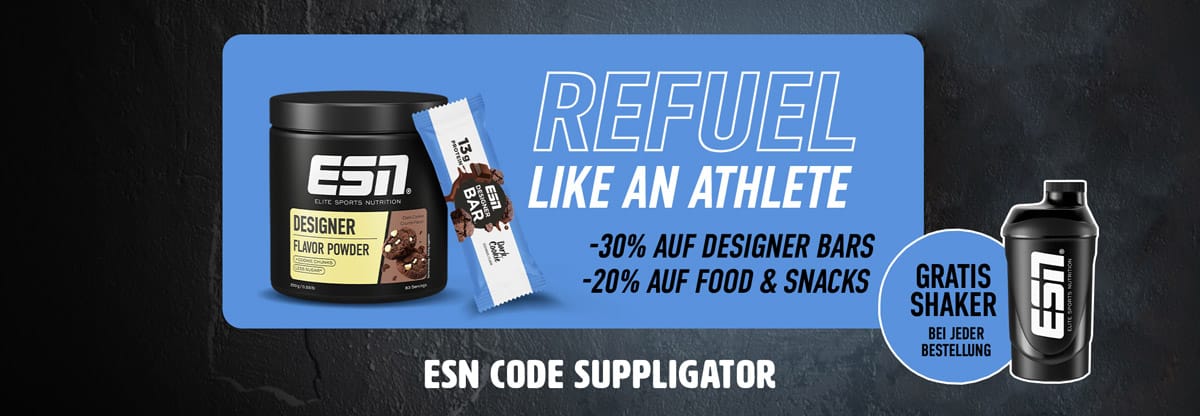 ESN Refuel Week: 30% off energy bars + launch of the new Designer Bar Dark Cookie