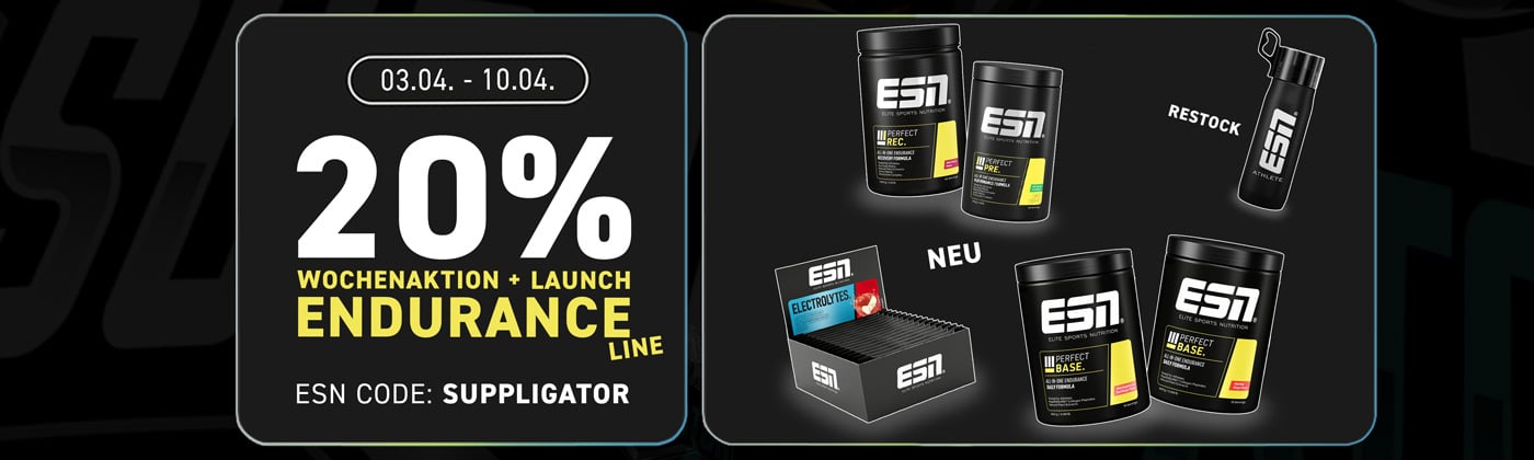 20% off Endurance highlights + 10% off the launch of the new Endurance range