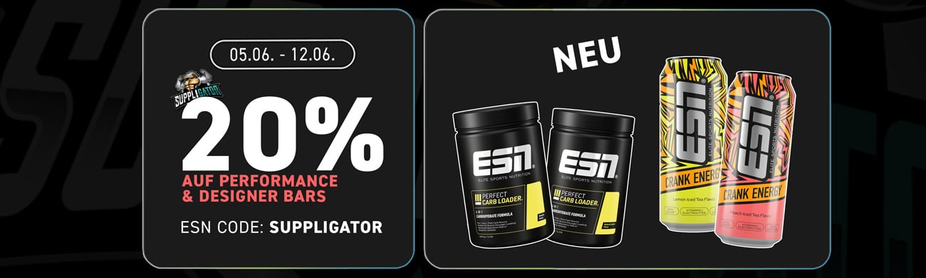 20% off in the ESN Performance & Designer Bars promotion + Golden Designer Bar prize draw