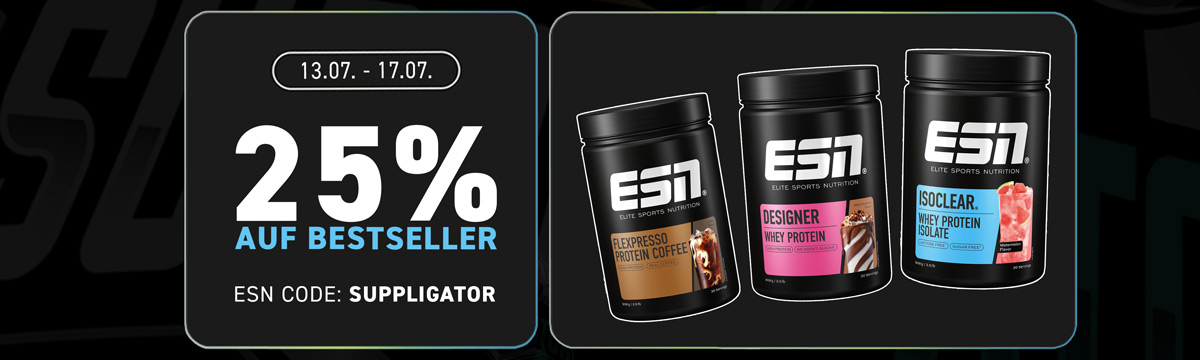ESN Summer Holiday Promotion: 25% off ESN bestsellers and 50% off samples