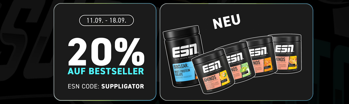 20% off all ESN bestsellers + a big ISOCLEAR birthday prize draw and lots of new product launches