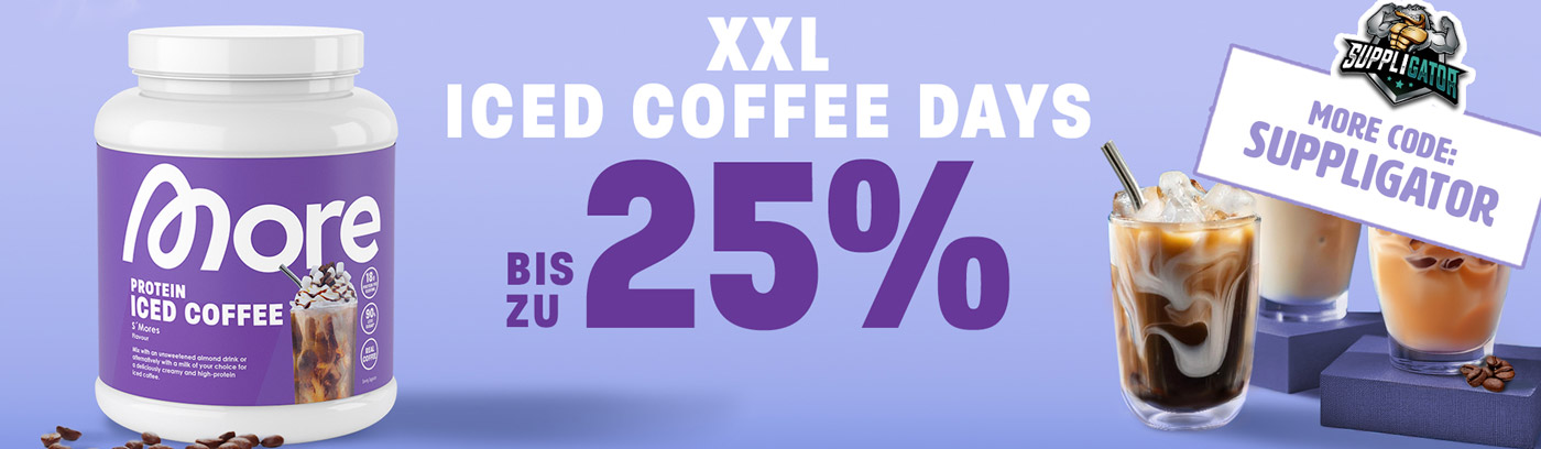 Save up to 25% off with the More Protein Iced Coffee promotion