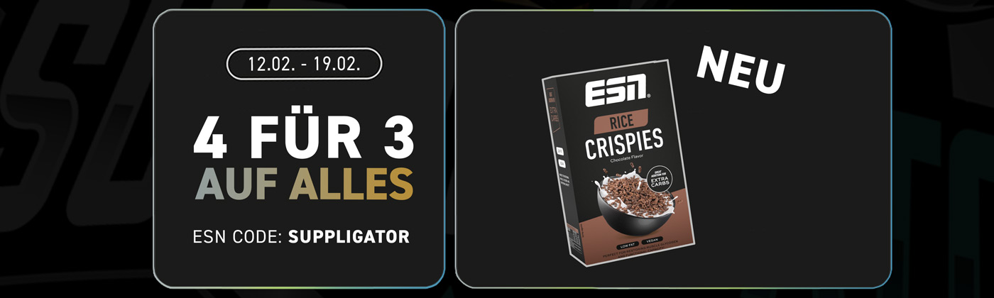 ‘Buy 4, get 3 free’ offer at ESN to mark the launch of the new Crispies