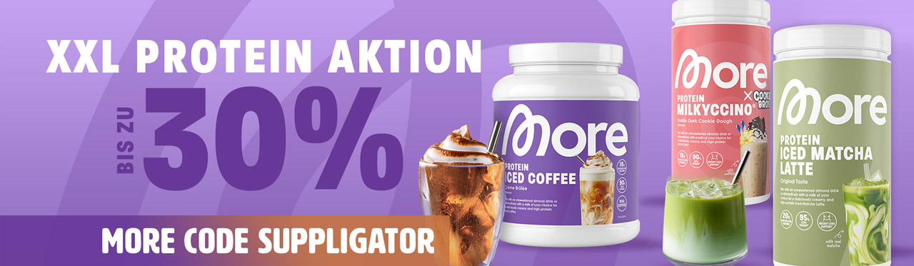 Up to 30% off in the More promotion + launch of the new Protein Sauces Fix