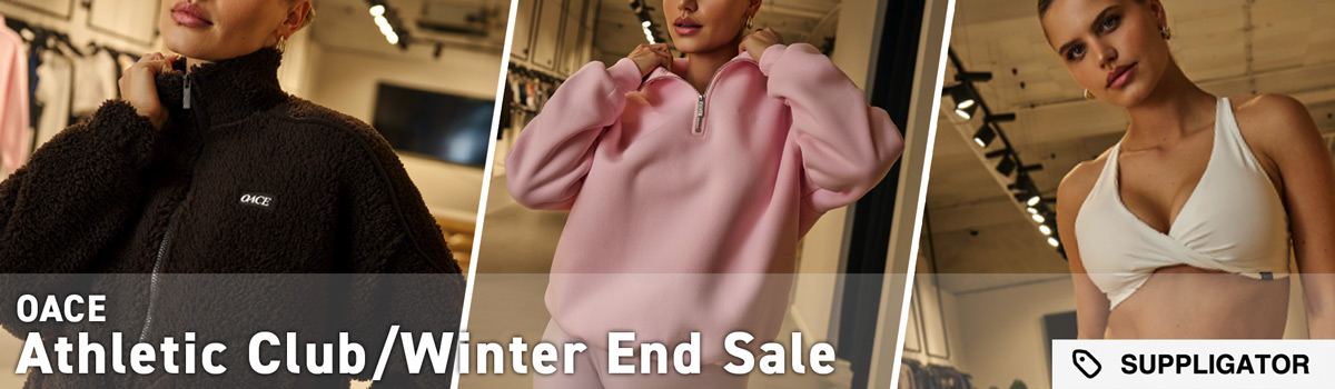 OACE Athletic Club & Winter End-of-Season Sale with lots of restocks
