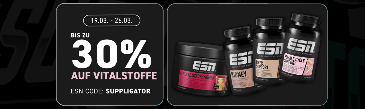 Up to 30% off performance and nutritional supplements at ESN, with lots of new product launches