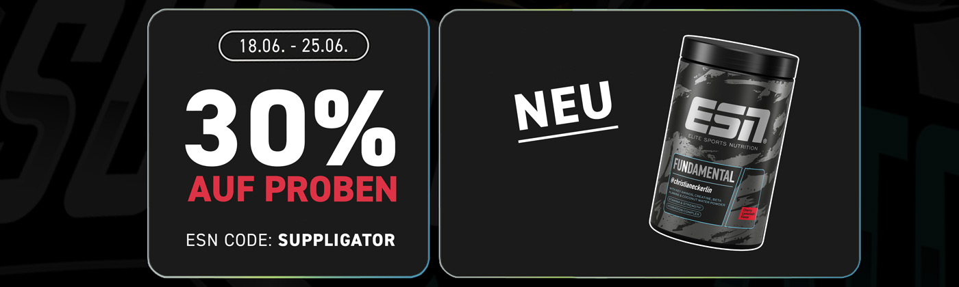 30% off ESN samples + launch of ESN Fundamental
