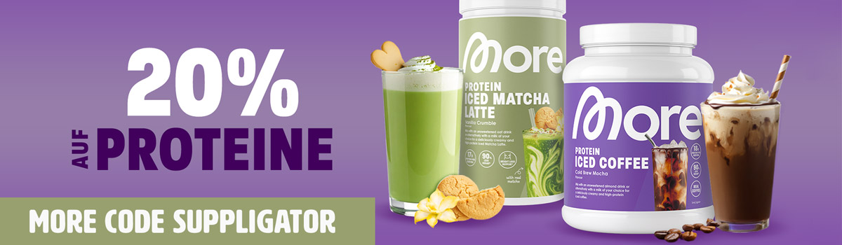 20% off protein products at More to mark the launch of many new products