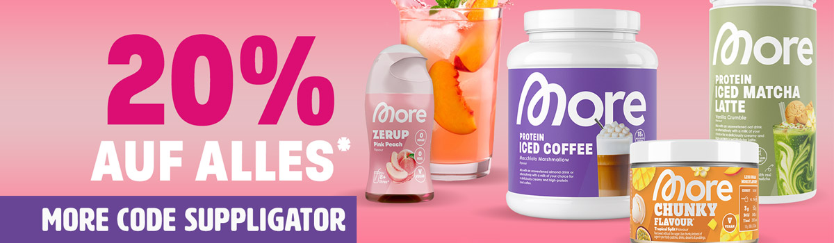 20% off everything at More + new Zerup and Shaker