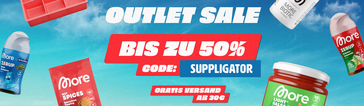 50% off More products in the outlet