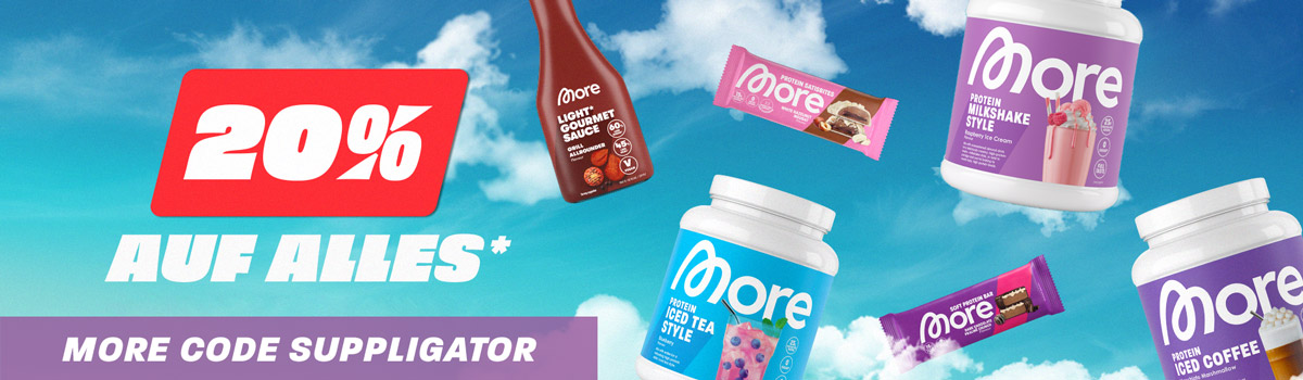 20% off everything at More + 40% off at Zerups – offer extended