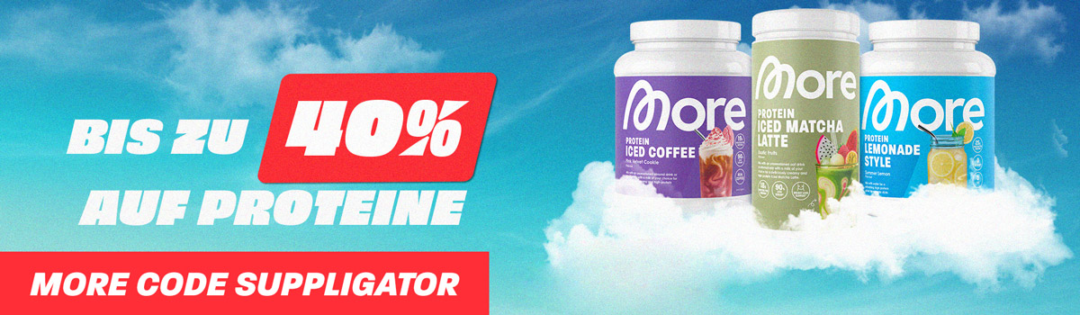 Up to 40% off protein products at More, with lots of great offers 🎉