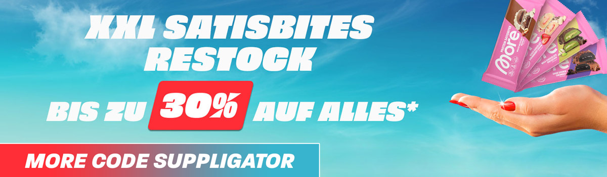 Up to 30% off everything at More with the Satisbites special offer