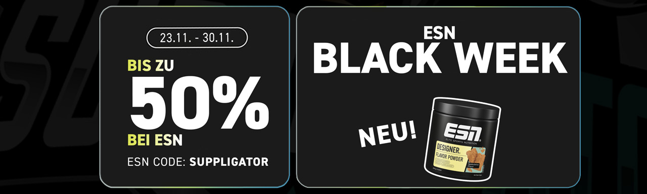 ESN Black Week – Up to 50% off – All the details about the promotion
