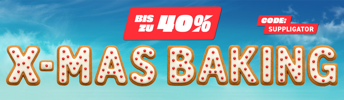 Up to 40% off in the More X-Mas Baking promotion, with plenty of restocks