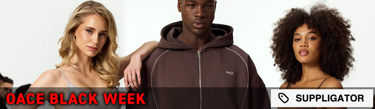 OACE Black Week 2025 – up to 60% off everything! 🖤