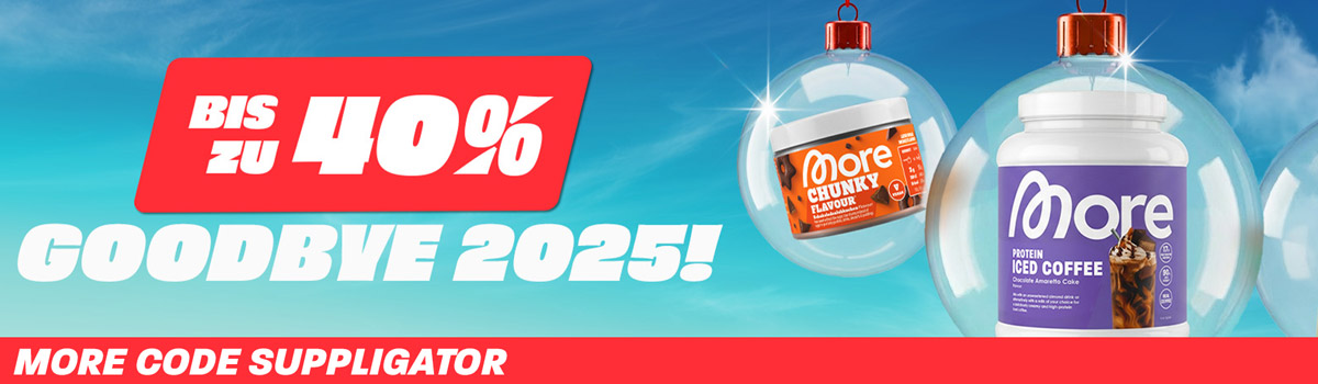Up to 40% off in the More Goodbye 2025 promotion