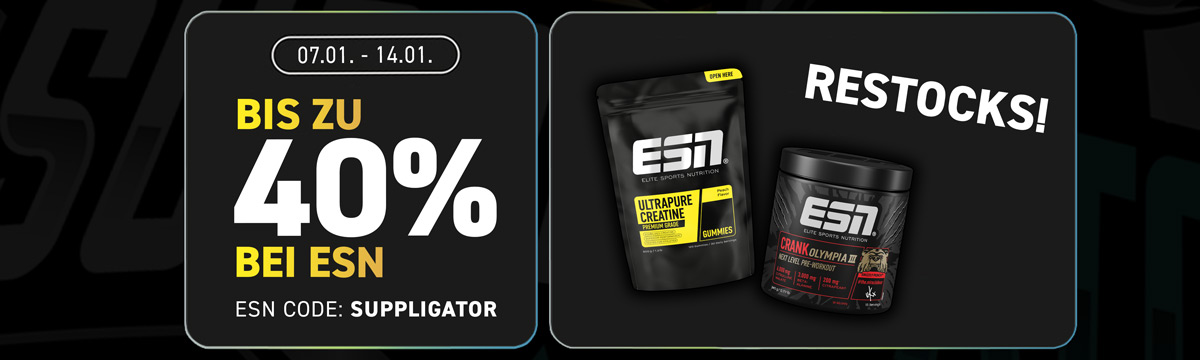 Up to 40% off everything in the big ESN New Year sale