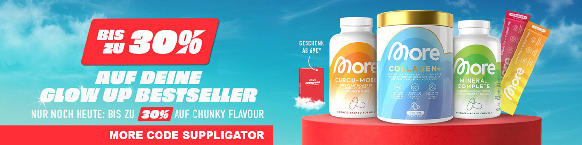 More Glow-Up Bestsellers promotion with up to 30% off and new innovations