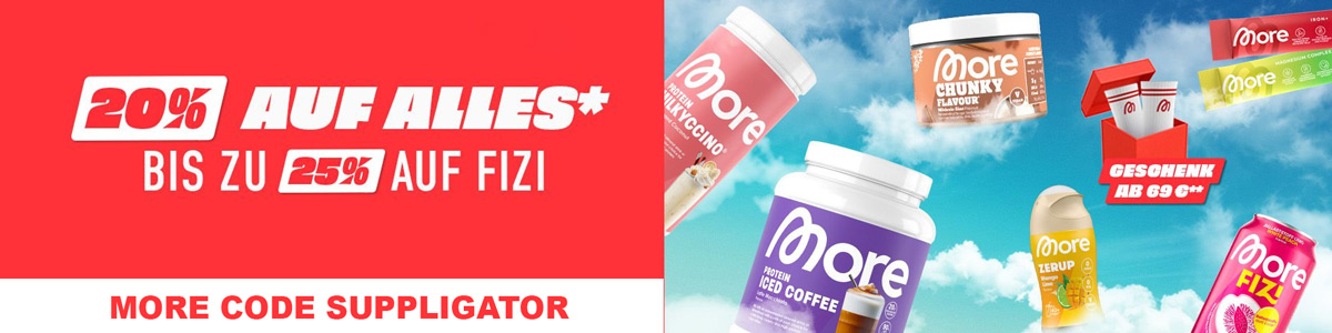 20% off everything at More, with lots of new launches