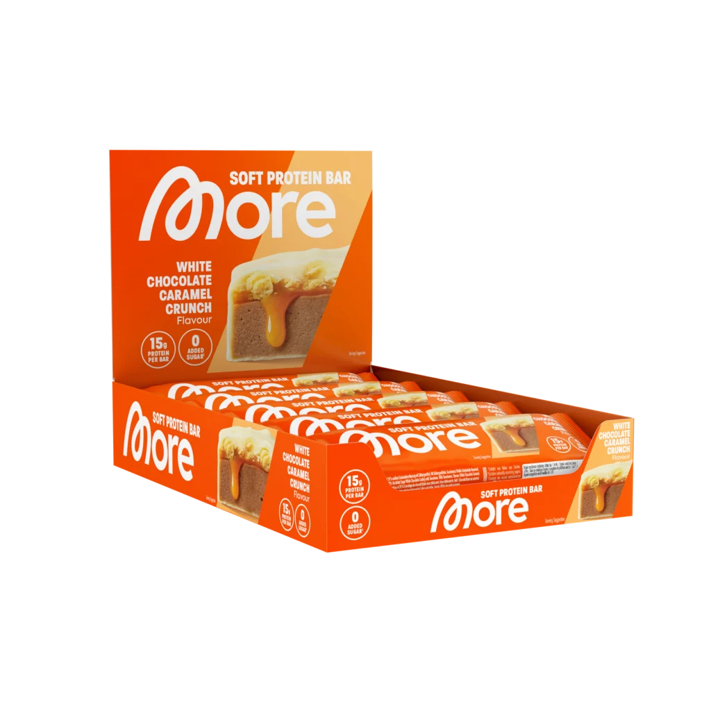 More Protein Bar – White Chocolate Caramel Crunch