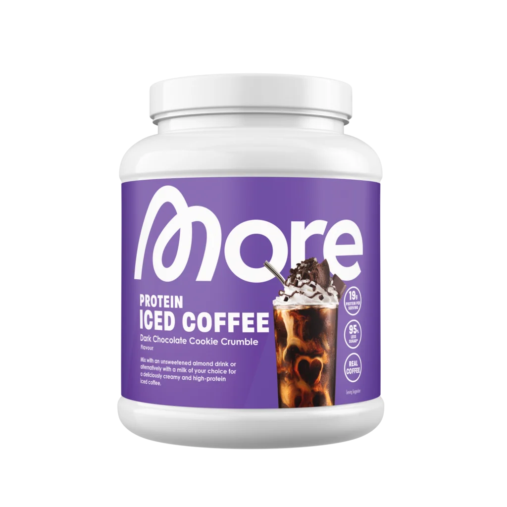 Protein Iced Coffee – Dark Chocolate Cookie Crumble