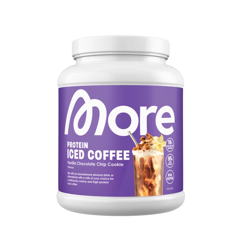 More Protein Iced Coffee Vanilla Chocolate Chip Cookie