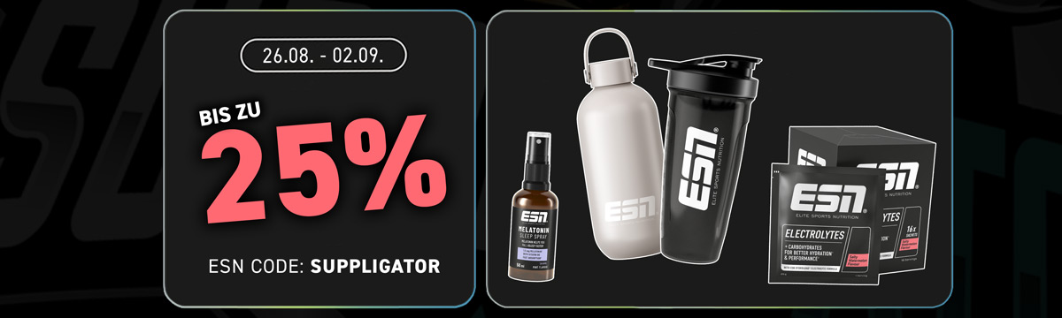 Up to 25% off at ESN with the Hydration Launch