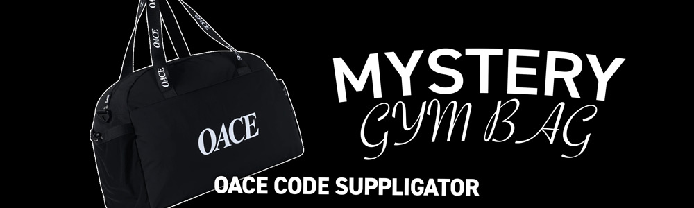 OACE Mystery Gym Bag for just 76.41 euros, containing 4 items