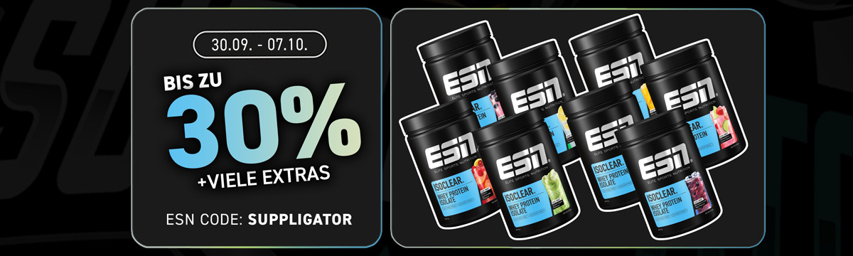 Up to 30% off during ESN Hydration & Immunity Week