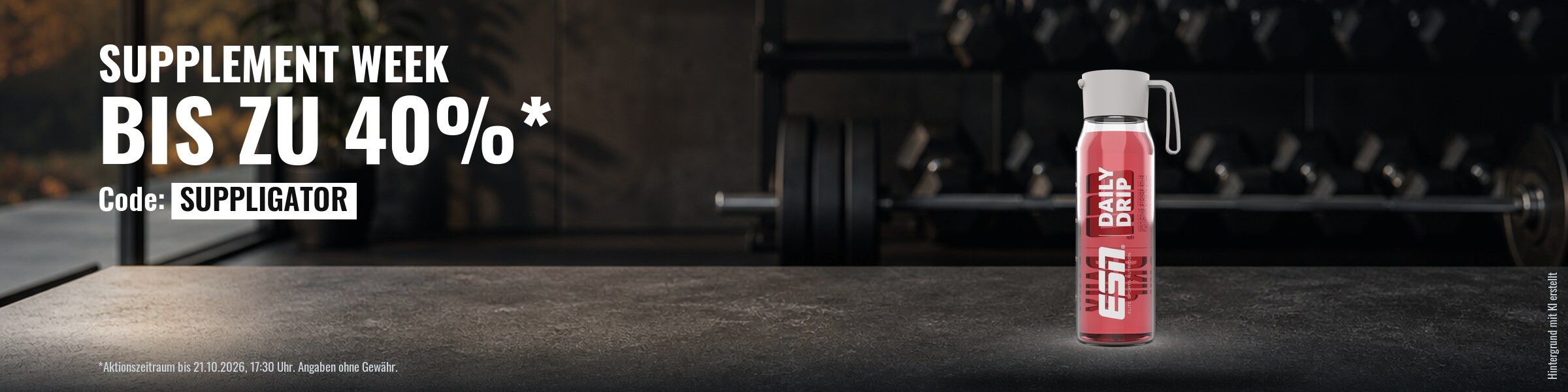 ESN Supplement Week – up to 40 per cent