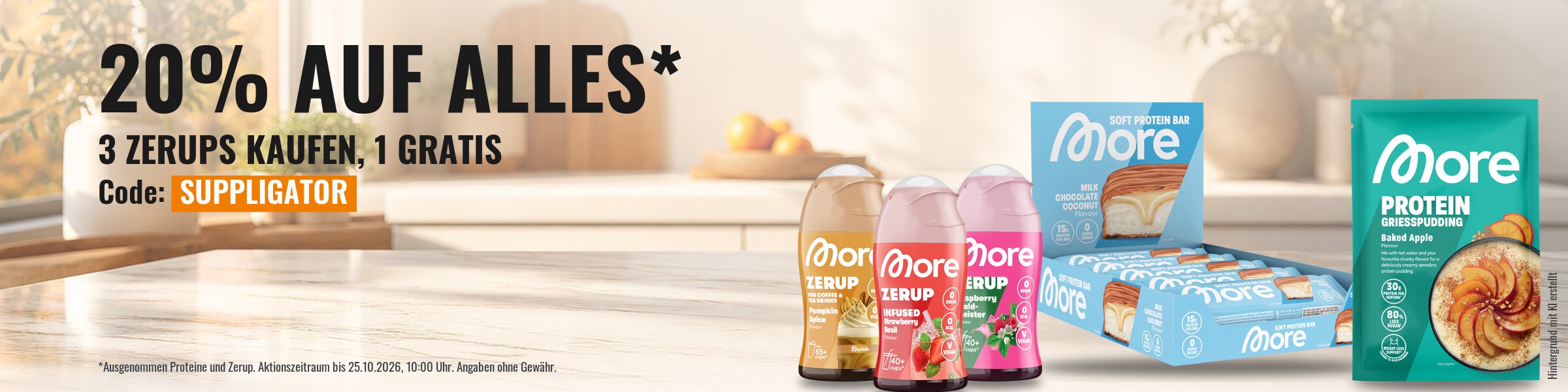 More is extending its 20% off everything offer – buy 3 Zerups, get 1 free